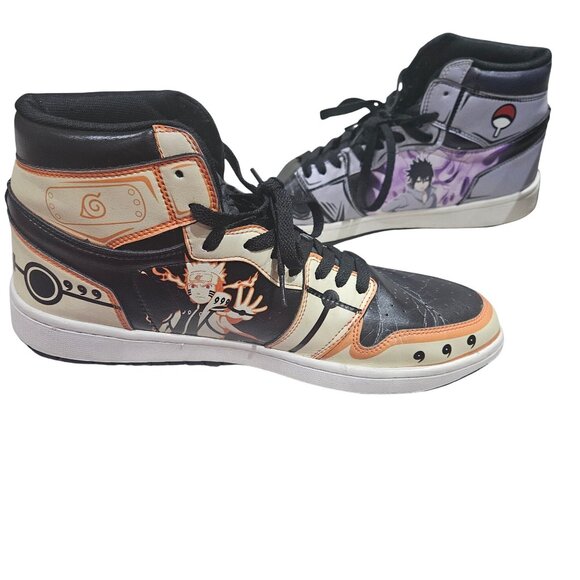 Anime-Themed High-Top Sneakers - Picture 6 of 7